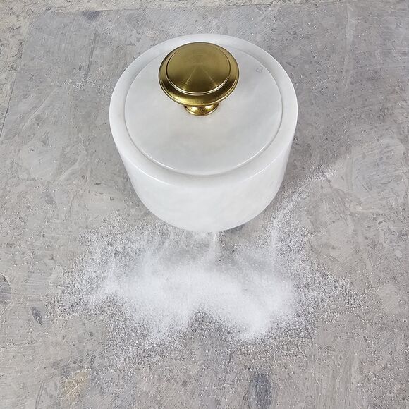 Marble Salt Cellar, Pinch Bowl, Kitchen Pinch Pot, Salt & Pepper Cellars, New - Picture 4 of 10